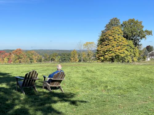 view in October at Pegan Hill in eastern Massachusetts