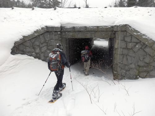 tunnel under Route 93 on the Mount Pemigewasset Trail in New Hampshire