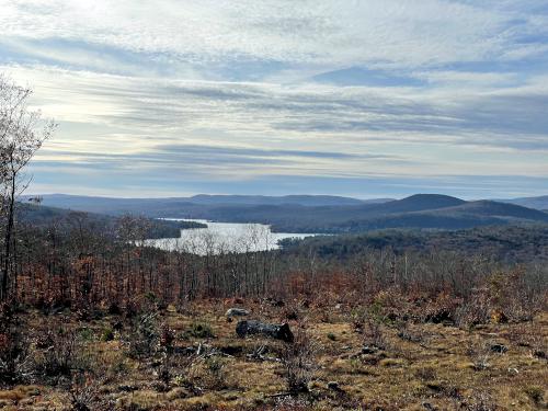view west in November from Perkins Mountain in eastern New Hampshire