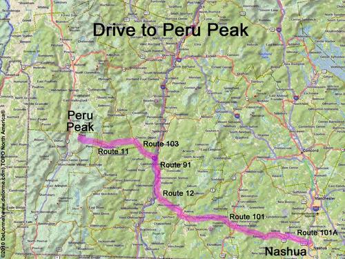 Peru Peak drive route