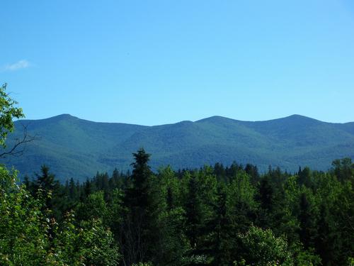 view of Pilot Ridge from the entry road in New Hampshire