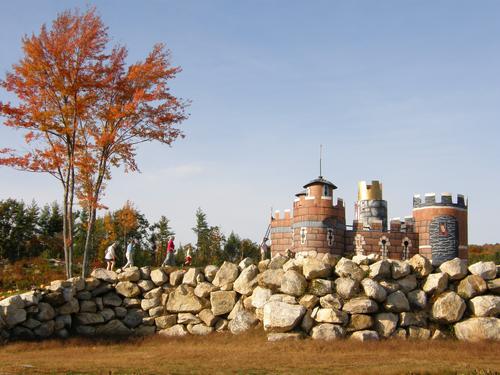 Yankee Siege castle near Pinnacle Mountain in New Hampshire