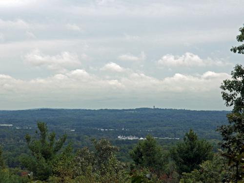 north view at Mount Pisgah in eastern Massachusetts