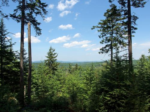 view north toward the Appalachian Trail mountains (near Hanover NH) from Pitcher Hill in southwest New Hampshire