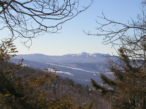 view from Plymouth Mountain in New Hampshire
