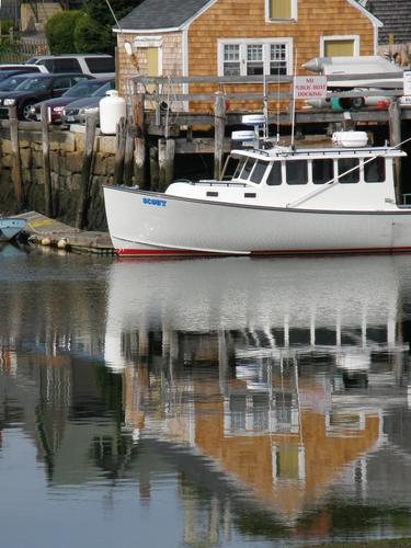 reflection at Portsmouth Waterfront in New Hampshire