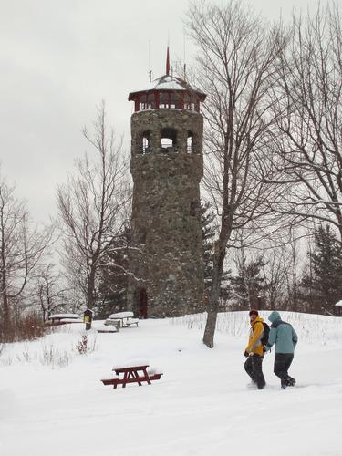observation tower on Prospect Mountain in New Hampshire