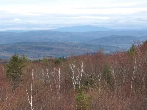 view of Mount Monadnock in New Hampshire from Putney Mountain in southern Vermont