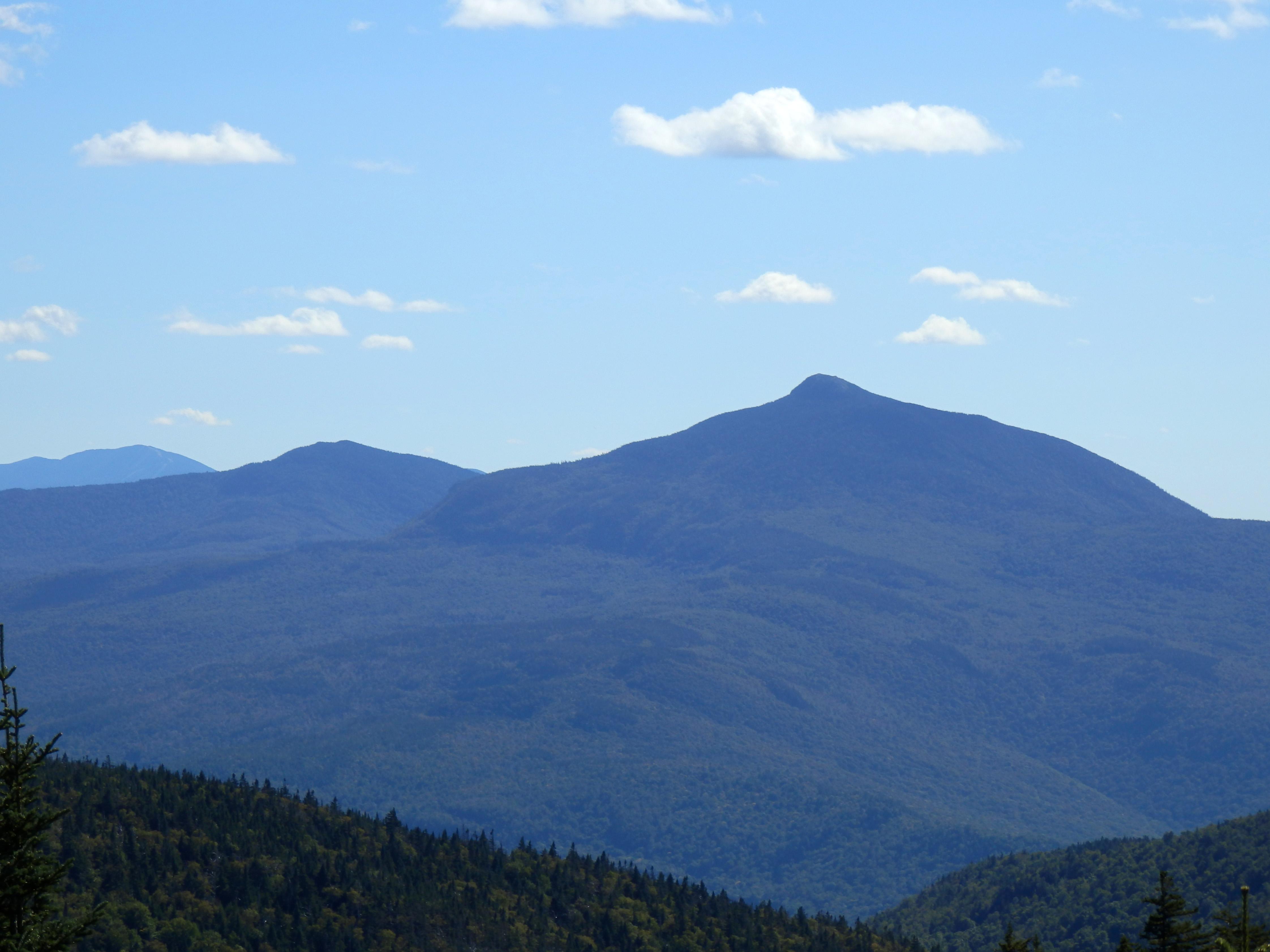 view of Camel's Hump in August from Ricker Mountain in Vermont