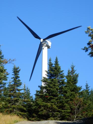 wind turbine on Ricker Mountain VT
