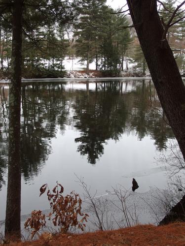 view of the Nashua River at Rideout Property in southern New Hampshire