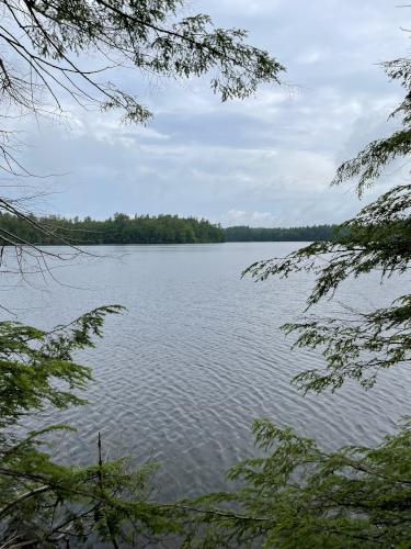 Howe Reservoir in July at Dublin Rotary Park in southern New Hampshire