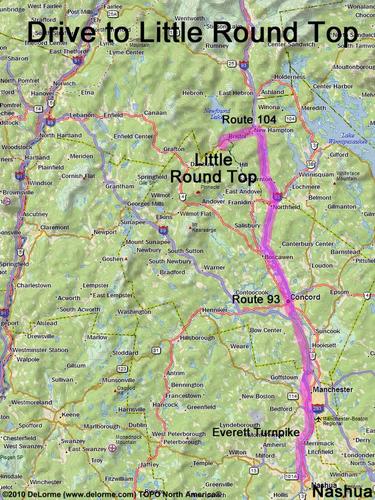 Little Round Top drive route