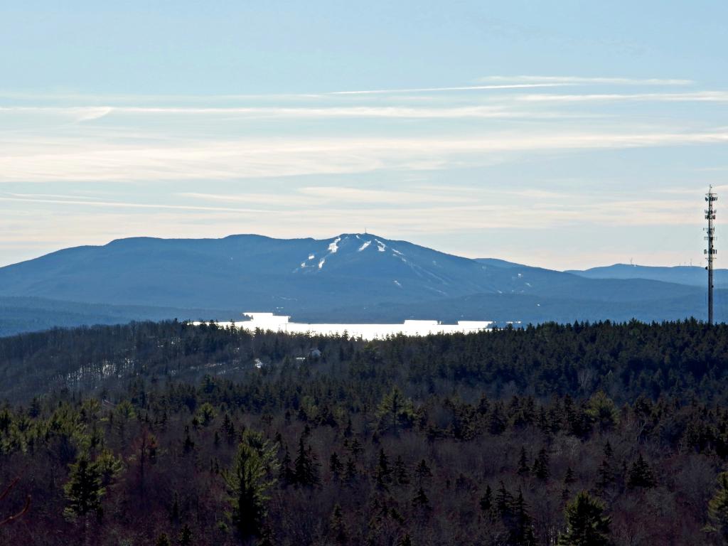 view of Mount Sunapee in November from Royal Arch Hill in southwest New Hampshire