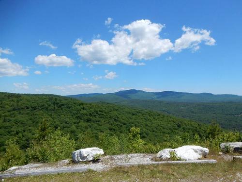 view of Mount Cardigan from Ruggles Mine in southern New Hampshire