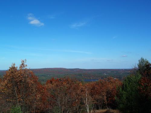 view northwest from Russell Hill in New Hampshire