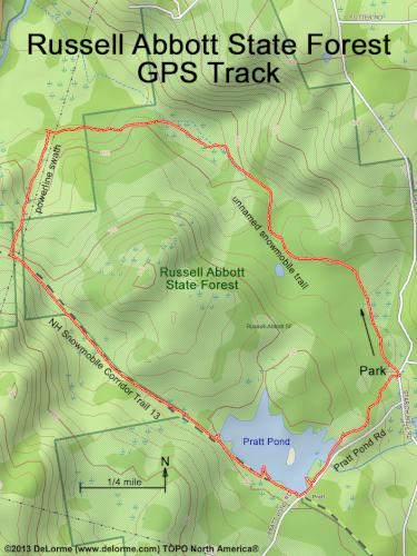 Russell Abbott State Forest gps track