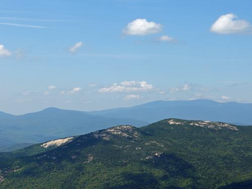 view of Welch and Dickey mountains (with Mount Moosilauke in the background to the right) from Sachem Peak in the White Mountains of New Hampshre