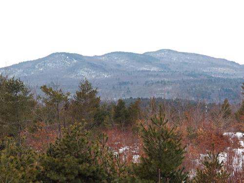 view of Hersey Mountain from Saddle Hill in New Hampshire