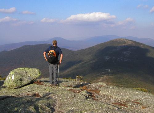 view from Saddleback Mountain in Maine