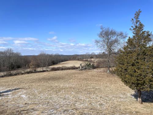 open view in February from Willow Hill near Sagamore Hill in northeast MA