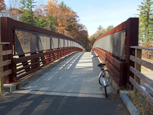 bridge over Route 111 on the Salem Bike-Ped Corridor in New Hampshire
