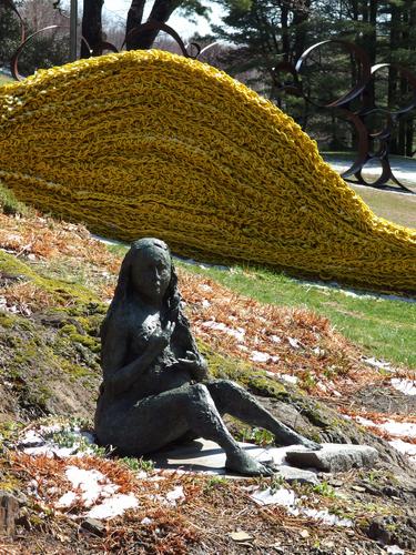 outdoor art at the deCordova Sculpture Park and Museum at Lincoln in eastern Massachusetts