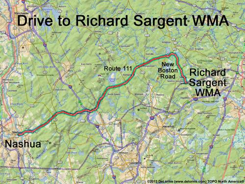 Richard Sargent WMA drive route