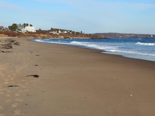 Scarborough Beach in November near Portland Maine