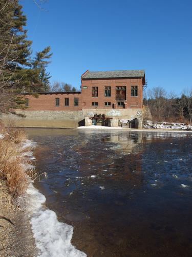 the old power house (no longer in operation) at Sewalls Falls Park near Concord in southern New Hampshire