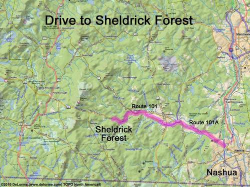 Sheldrick Forest drive route