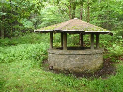 old well near the Russell Hill Shelter on the way to Shrewsbury Peak in Vermont