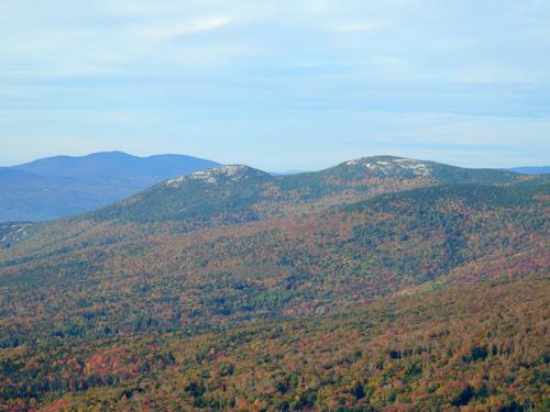 October view of Welch and Dickey mountains from Snows Mountain in New Hampshire