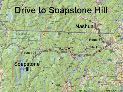 Soapstone Hill drive route