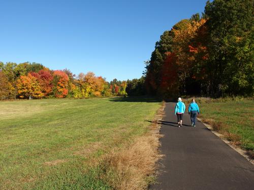 paved path at Southwest Trails at Nashua in southern New Hampshire