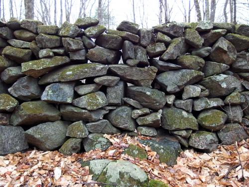 stone wall on Spoons Pond Hill in southwestern New Hampshire