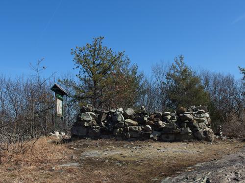 foundation remains of the MIT Observatory at Spot Pond near Melrose in eastern Massachusetts