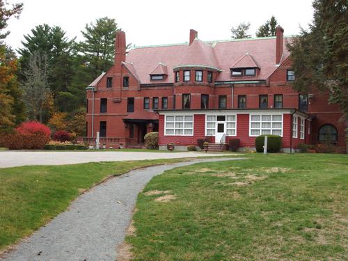 mansion at the Stevens Estate on Osgood Hill at North Andover in Massachusetts
