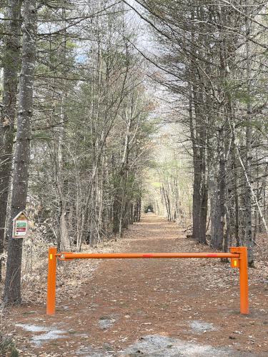 xxx in March at Stevens Rail Trail near Hopkinton in southern New Hampshire