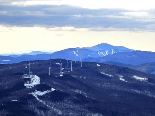 southerly view from Stinson Mountain in New Hampshire
