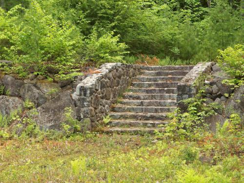 stone steps at Stonehouse Forest in southeastern New Hampshire