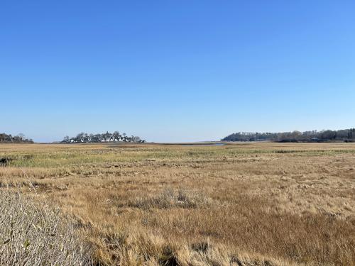 marsh view in November from Greenwood Farm in northeast Massachusetts