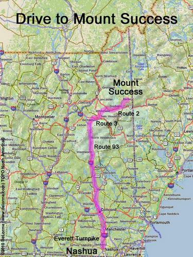 Mount Success drive route