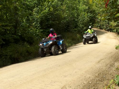 ATV trail at Sugar Mountain in northern New Hampshire