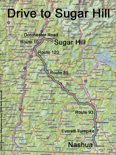 Sugar Hill drive route
