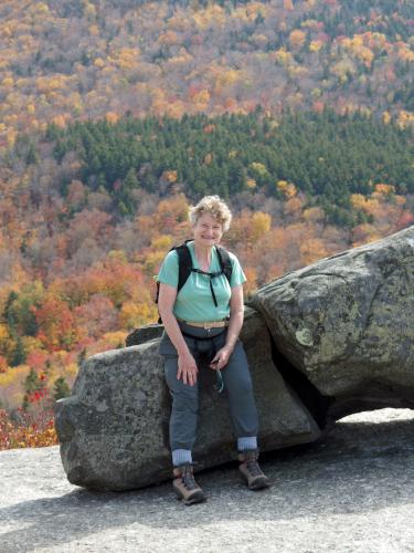 Andee in September on Middle Sugarloaf Mountain in New Hampshire