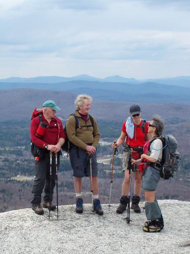hikers on Middle Sugarloaf Mountain in New Hampshire
