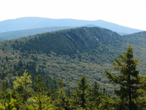 view of The Hogsback from Sugarloaf Mountain in western New Hampshire