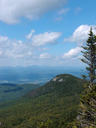 view of Sugarloaf Mountain from The Hogsback in western New Hampshire