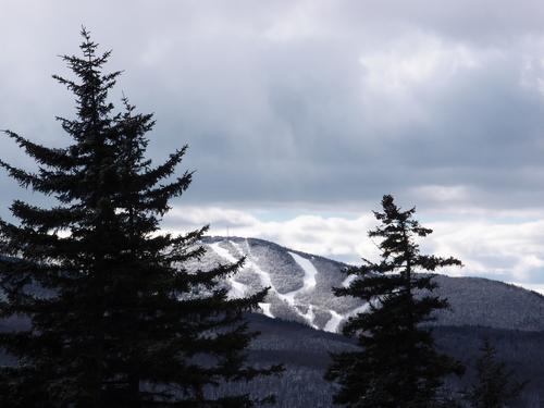 view of Mount Sunapee from the summit of Sunset Hill in New Hampshire
